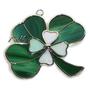 Shamrock And Flower Suncatcher