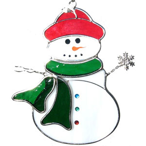 Pre-made Snowman Suncatcher