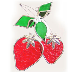 Strawberries Suncatcher