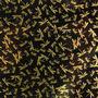 Glass Accents Dragonfly Flurry Gold Decal
