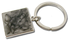 Double Sided Square Key Chain
