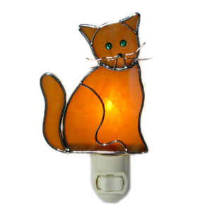 Tan Kitty Night Light
