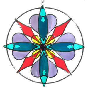 Purple Kaleidoscope Ring Panel