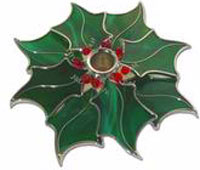 Holly Candle Holder