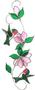 Pre-made Hummingbirds Scroll