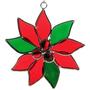 Poinsettia Suncatcher