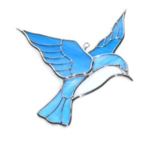 Mountain Bluebird Suncatcher