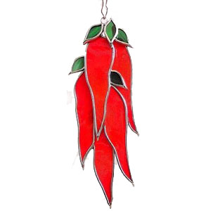 Chili Peppers Suncatcher