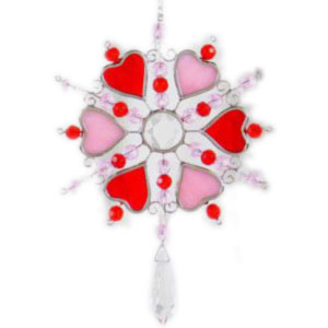 Heart Burst Suncatcher