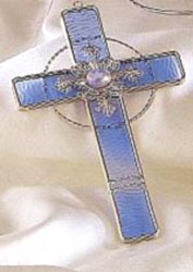 Purple Filigree Cross