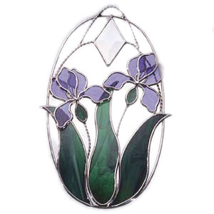 Dutch Iris Oval Panel