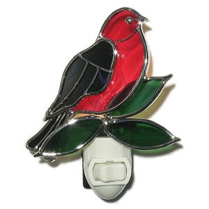 Scarlet Tanager Night Light