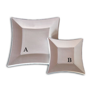 8-1/2 Flared Square Plate