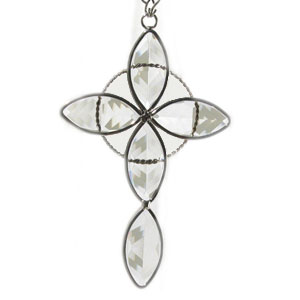 Clear Jewel Cross