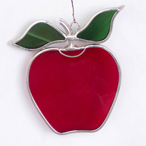 Large Apple Suncatcher