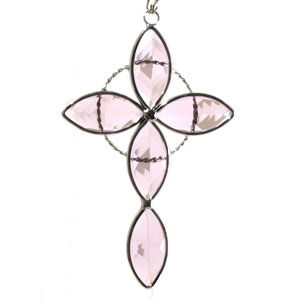 Pink Jewel Cross