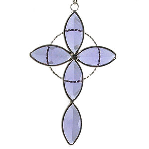 Purple Jewel Cross