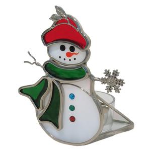 Snowman Votive