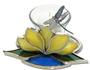 Dragonfly And Yellow Flower Votive