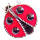 Pre-made Mini Ladybug Stained Glass Suncatcher