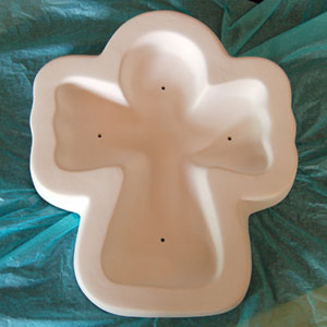 10-1/4 x 9 Angel Dish