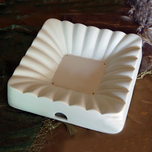 9-1/4 Ripple Square Bowl
