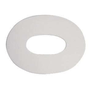 12 x 9 Wide Rim Oval Drop Ring
