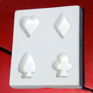 Card Suits Casting Mold