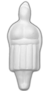 Bisque Plump Woman Knobs