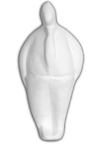 Bisque Plump Man Knobs