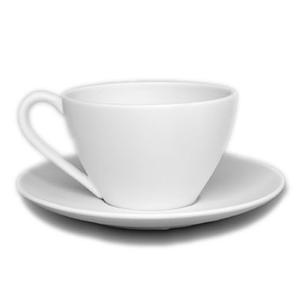 Retro Latte Cup & Saucer - Set Of 6