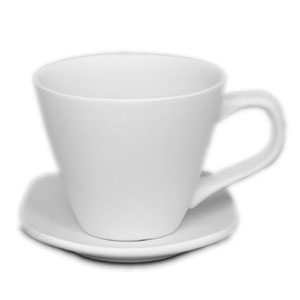 Round Espresso Cup And Saucer - Set Of 12