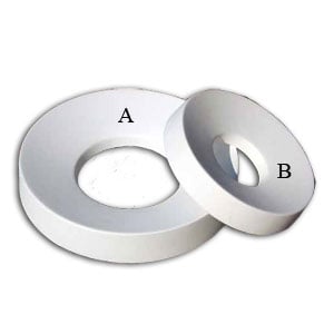 8-1/2 Round Arched Drop Ring