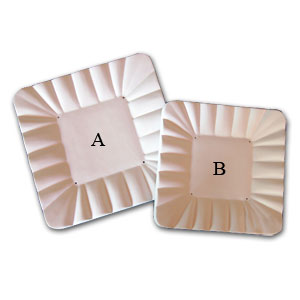 9-1/4 Ripple Square Plate