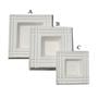 7-1/8 Hairline Rimmed Square Plate