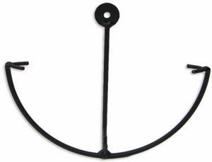 15 Round Wrought Iron Wall Stand