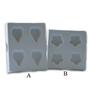 2 x 1-1/2 Hearts Casting Mold - 4 Hearts