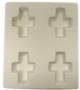 2 x 1-1/2 Crosses Casting Mold - 4 Crosses