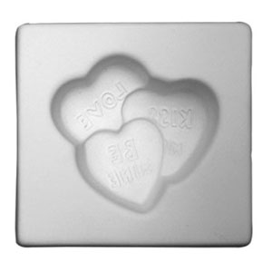 Candy Hearts Casting Mold