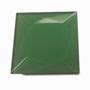 2 Square Green Facted Jewel