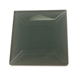 2 Square Gray Facted Jewel
