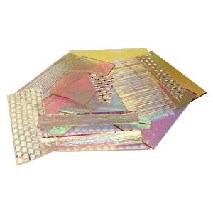 8 oz Dichromagic Scrap On Clear - 90 Coe, Scrap Packs - 90 COE