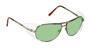 Gold Frames - Light Green Lens