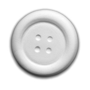Bisque Embellishment Buttons - 12 Pack
