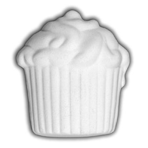 Bisque Embellishment Cupcakes - 12 Pack