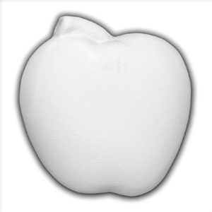 Bisque Embellishment School Apples - 12 Pack