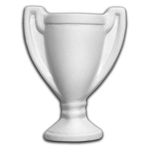 Bisque Embellishment Trophies - 12 Pack