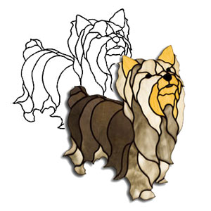 Rudy Yorkie Dog Obsession Pattern