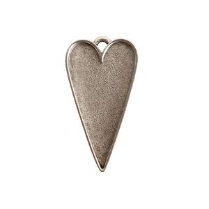 Alexa Primitive Heart Pendant - 4 Pack, Findings