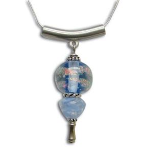 Alexa Beadable Tube Style Pendant, Pendants & Bails
